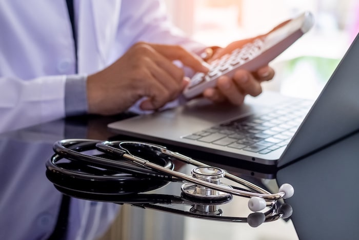 Medical stethoscope and digital tablet